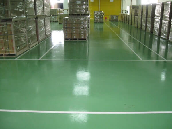Thi công sơn nền epoxy xưởng sản xuất tại Cleanroom Solution